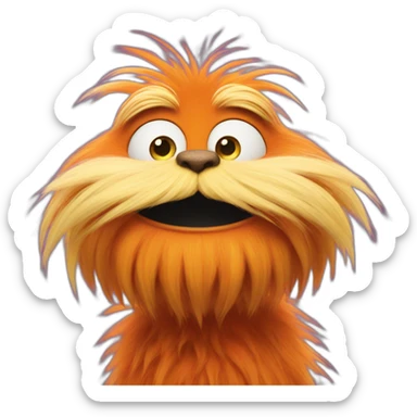 lorax sticker