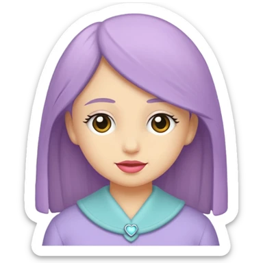 🩷lila renk yap sticker