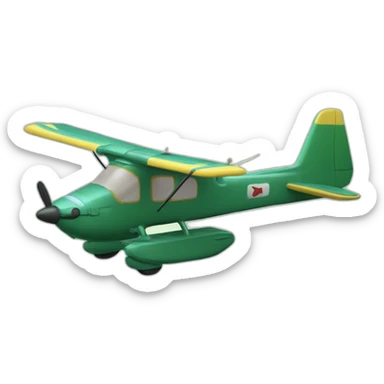 seaplane amphibian sticker