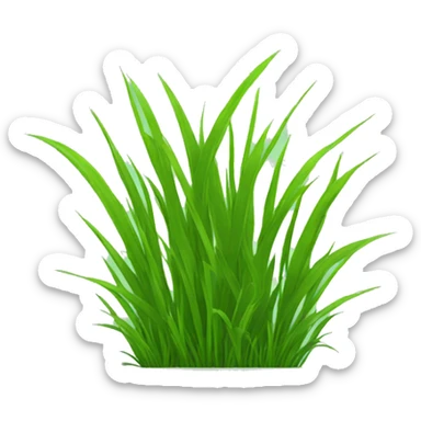 Grass sticker