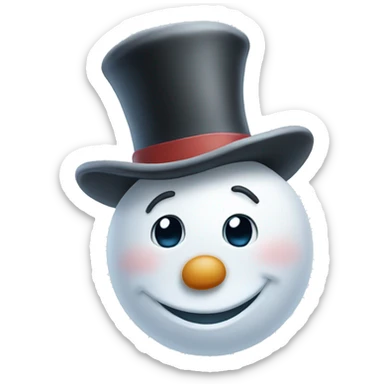 Frosty the snowman sticker