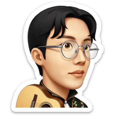 Mariachi Musician sticker