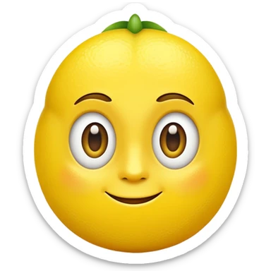 Lemon sticker