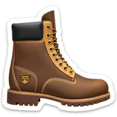 Сделай пару ботинок Timberland в классической расцветке sticker