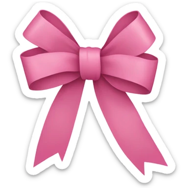 Pink ribbon sticker