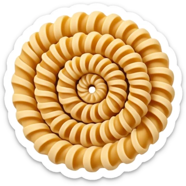 fusilli pasta sticker