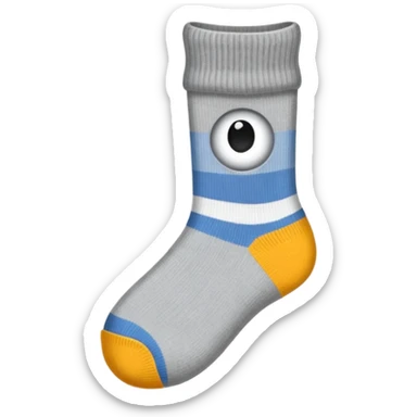 sock with a hole sticker