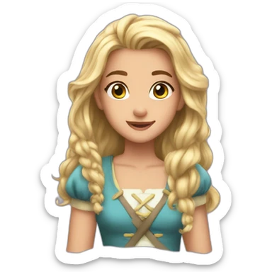 alisa in neverland sticker