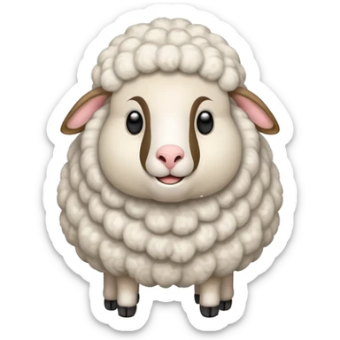 sheep emoji sticker