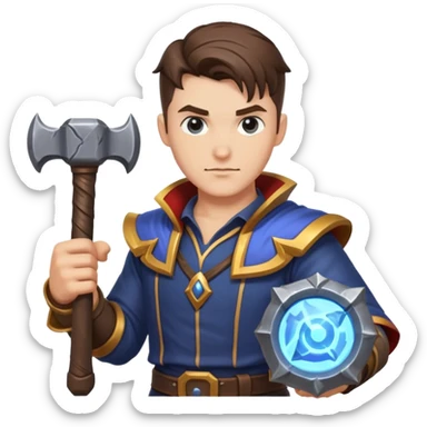 Jayce arcane hammer sticker