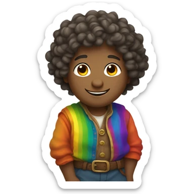 Rainbow hobbit  sticker