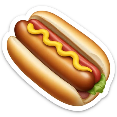 Hot dog  sticker