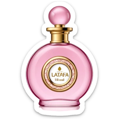 lattafa yard pink perfume 100ml sticker