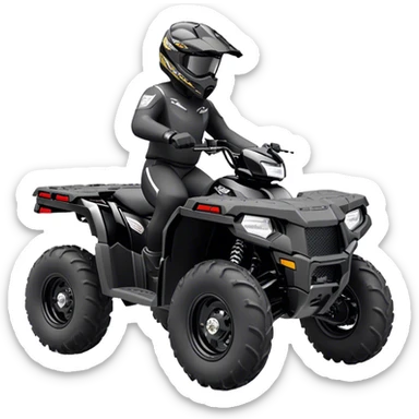 ATV - Polaris Sportsman 570 (Model Year: 2022) (Iconic colour: Black) sticker