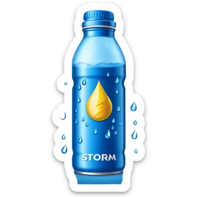  storm energy drink bottle sticker