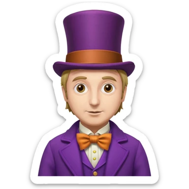 willy wonka sticker