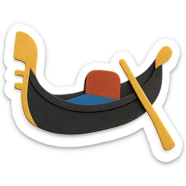 Venice gondola sticker