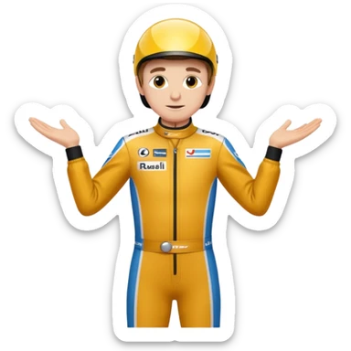 George Russel T pose sticker
