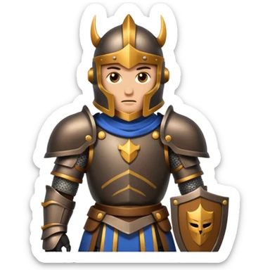 Mega Knight from clash royale sticker