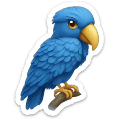 Ara bleu sticker