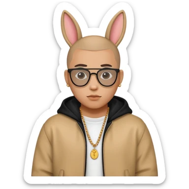 Bad bunny  sticker