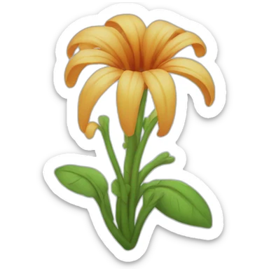 flower root sticker