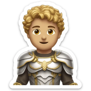 Archaengel Michael have wings and handle ablade sticker