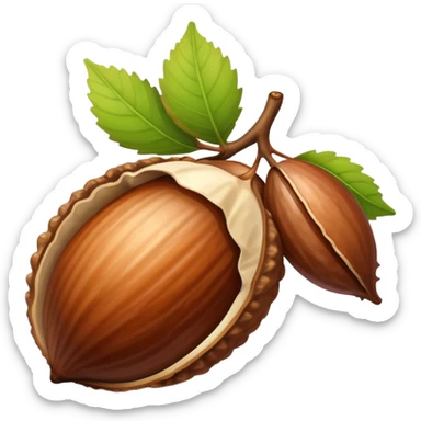 Hazelnut sticker