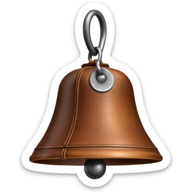 leather camp bell sticker
