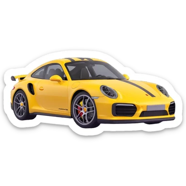 Porsche 911 Turbo S sticker
