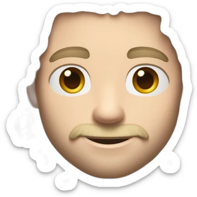 Full height Pale skinned muscular man With Realistic eyes and mouth, light brown hair and stubble In dark gray sleeveless mike, black oversize sports shorts, watch and white sneakers. sticker