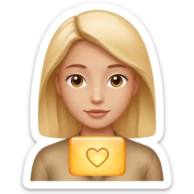 create a person which feel safe to using internet.-match-the-same-shape,-color,-and-glow-effect,-ensuring-it-is-smooth-and-shiny.  sticker