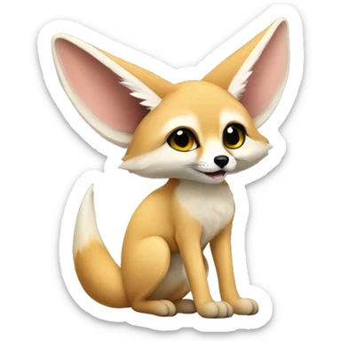 Fennec fox sticker