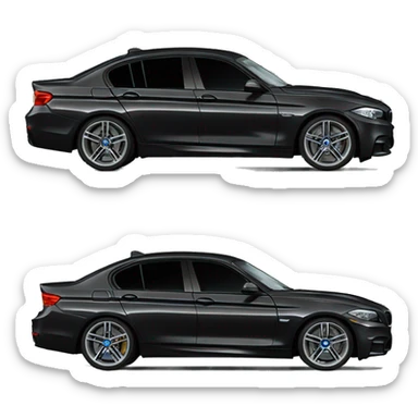 Bmw f10 black  sticker