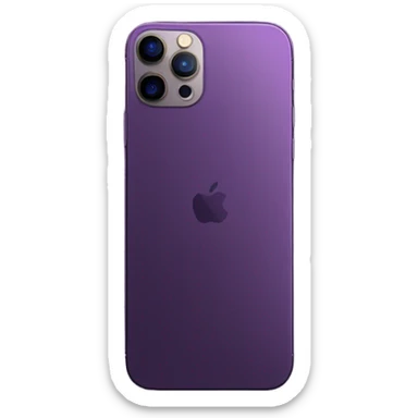iPhone 14 purple pro max augy sticker