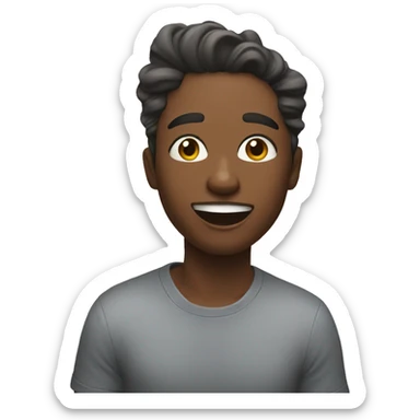 selfie moment in the bathroom sticker