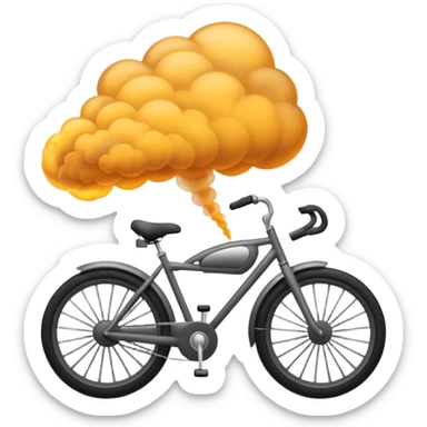 vehile pollution bike or car or lorry sticker