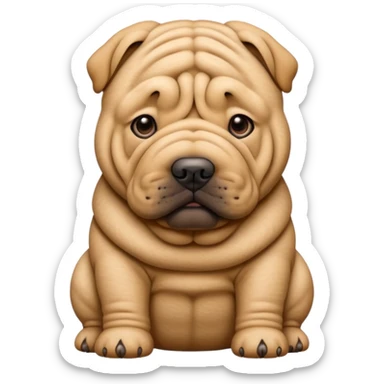 Chinese shar pei sticker