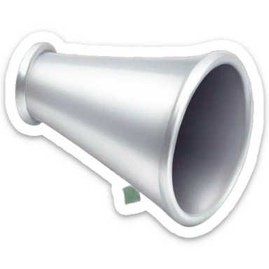 party horn with colorful confetti sticker
