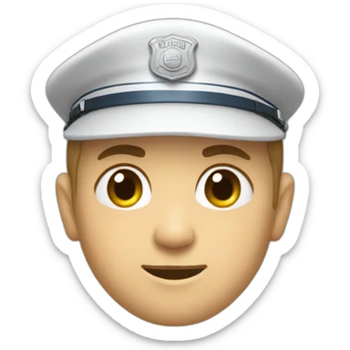 Polizist mit Knüppel sticker