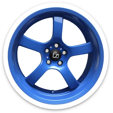 350z drift blue wheel sticker