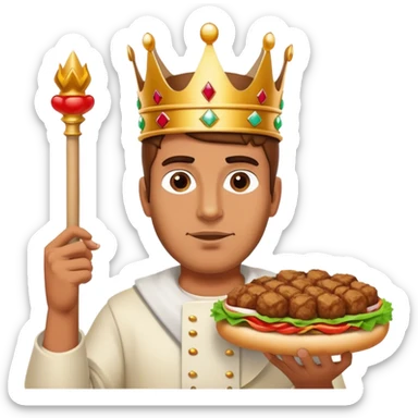 Kebab king sticker
