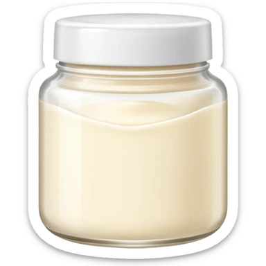 luxury white moisturizer sticker