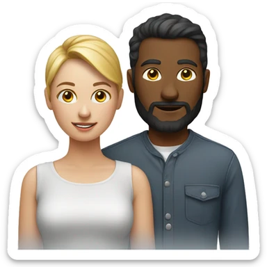 UI/UX Designer with woman sticker