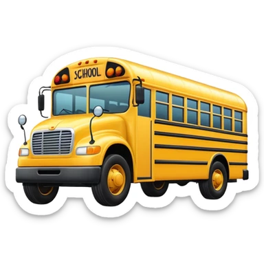bus escolar  sticker