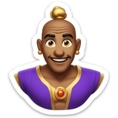 genie from aladdin sticker