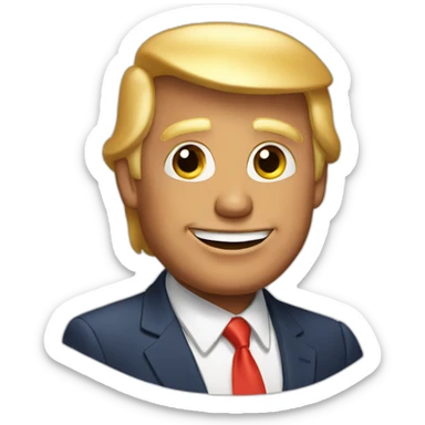 Donald Trump saying Good Morning sticker