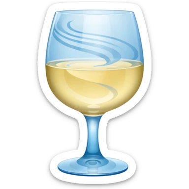 1 Baijiu cup with light blue wine sticker