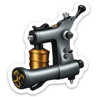 Coil Tattoo machine  sticker
