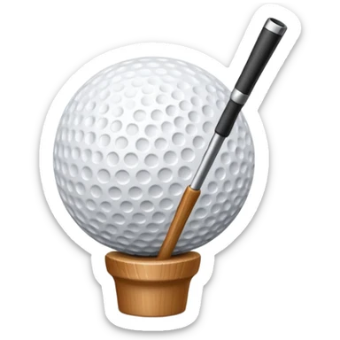 Tee time sticker
